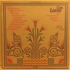 CARL LOEWE LIDER IN DOKUMENTARISCHEN, MICHAEL RAUCHEISEN KLAVIER 1984 2.EL 9LP BOXSET