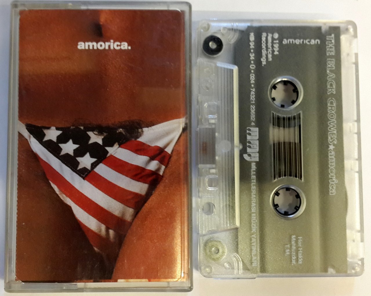 BLACK CROWES - AMORICA CASSETTE 1994 MADE IN TURKEY ''USED''