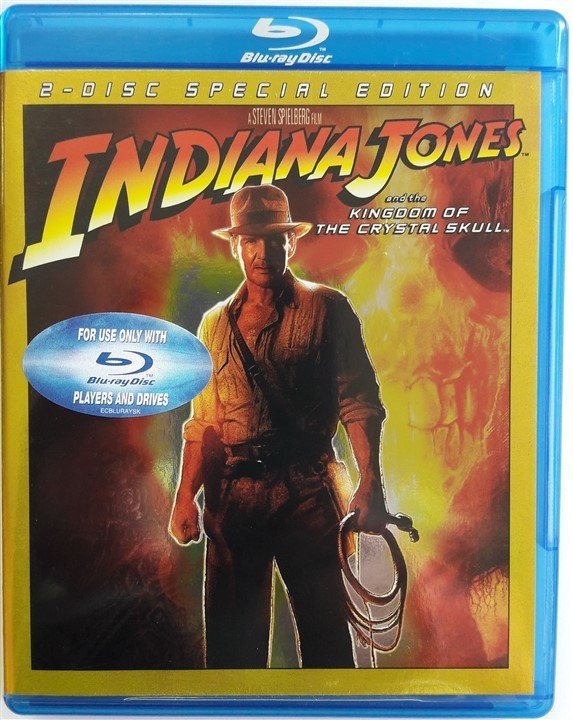 INDIANA JONES AND THE KINGDOM OF THE CRYSTAL SKULL - HARRISON FORD - STEVEN SPIELBERG - 2BLU-RAY 2.EL