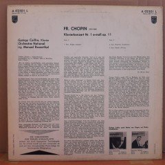 CHOPIN: KLAVIERKONZERT NR.1 , GYÖRGY CZIFFRA - PLAK 2.EL