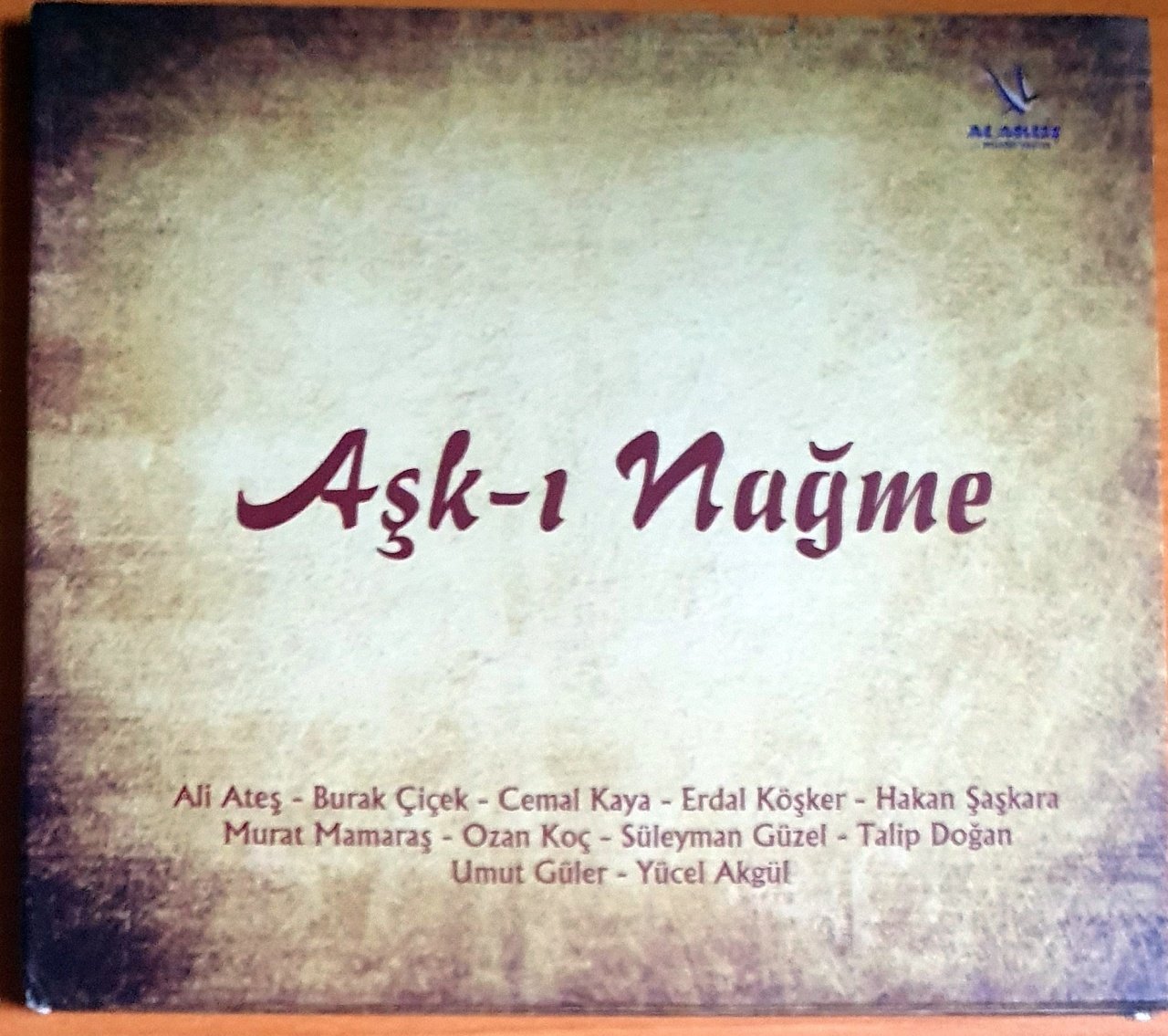 AŞK-I NAĞME / ALİ ATEŞ, BURAK ÇİÇEK, CEMAL KAYA, ERSAL KÖŞKER - CD ALAKUŞ MÜZİK 2.EL