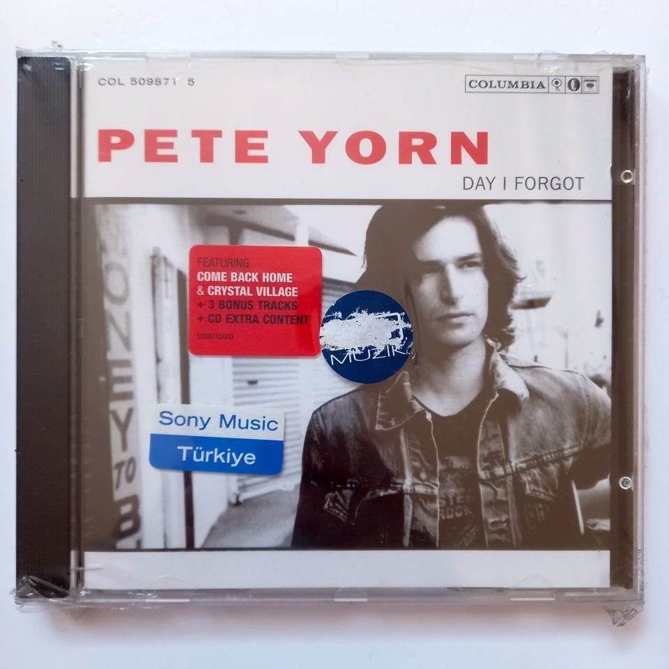 PETE YORN – DAY I FORGOT (2003) - CD SIFIR