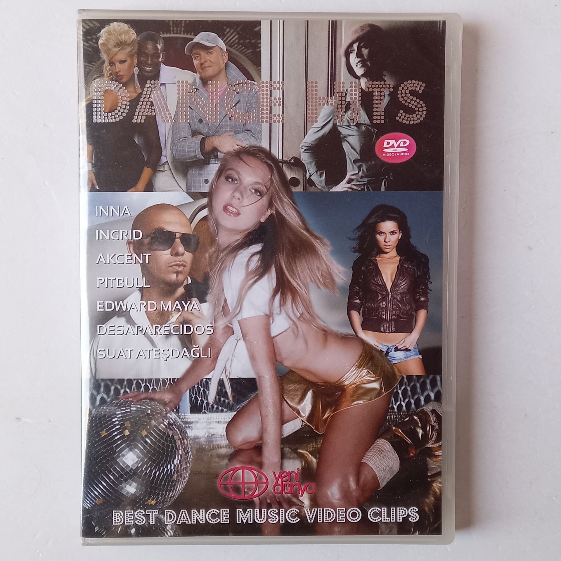 DANCE HITS: BEST DANCE MUSIC VIDEO CLIPS - INNA, INGRID, PITBULL, SUAT ATEŞDAĞLI - DVD 2.EL
