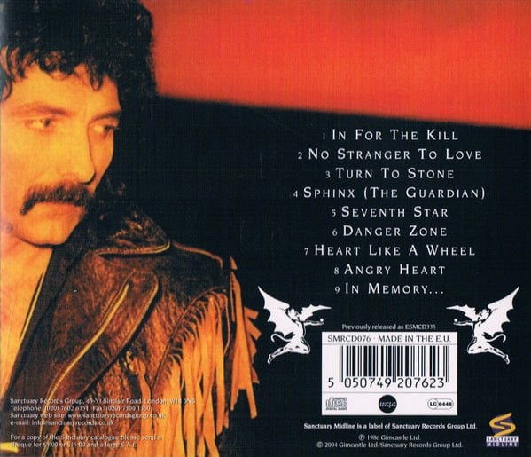 BLACK SABBATH FEATURING TONY IOMMI – SEVENTH STAR (1986) - CD REMASTERED 2004 REISSUE JEWEL CASE AMBALAJINDA SIFIR