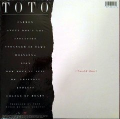 TOTO - ISOLATION (1984) - LP 2020 EDITION SIFIR PLAK