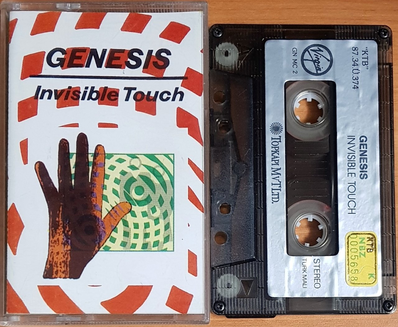 GENESIS - INVISIBLE TOUCH (1987) TOPKAPI KASET 2.EL