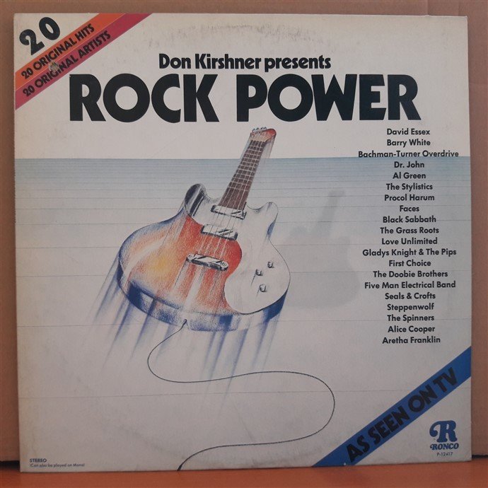 ROCK POWER - BARRY WHITE, BLACK SABBATH, FACES, AL GREEN, STEPPENWOLF (1974) - LP 2.EL PLAK