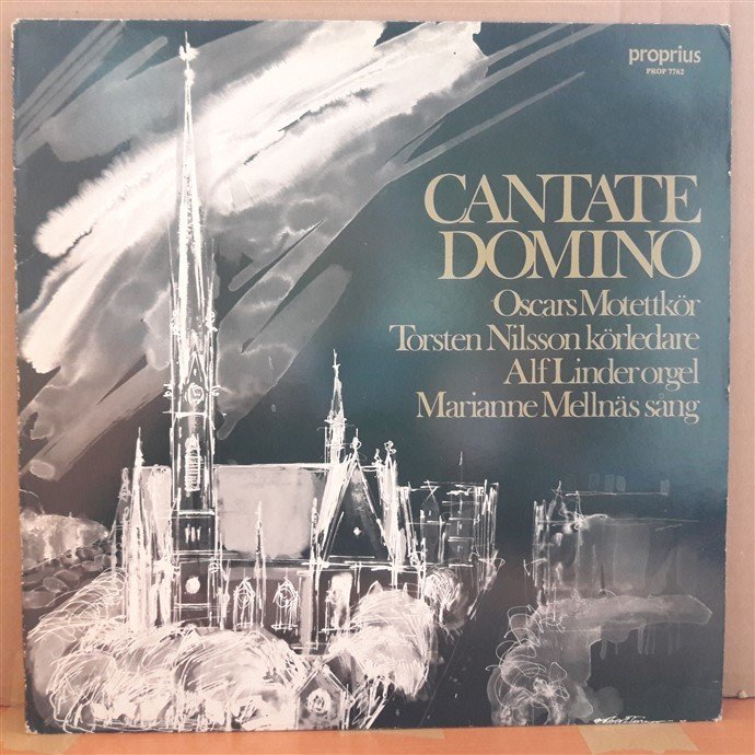 CANTATE DOMINO - OSCARS MOTETTKÖR - PLAK 2.EL