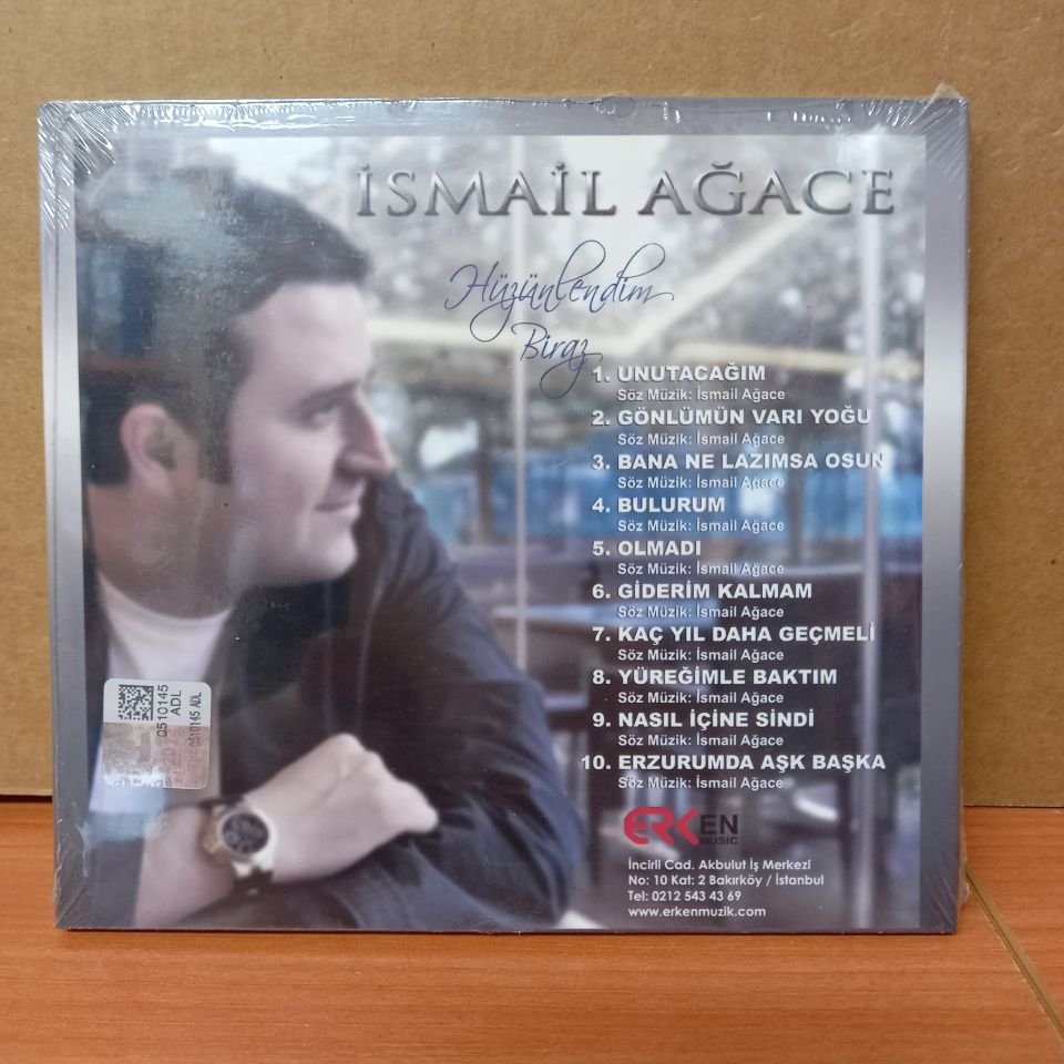 İSMAİL AĞACE - HÜZÜNLENDİM BİRAZ (2012) - CD SIFIR