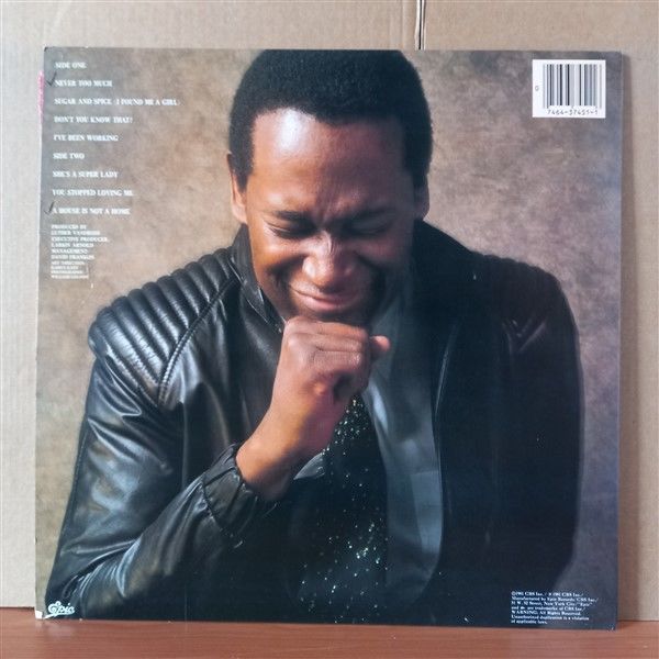 LUTHER VANDROSS – NEVER TOO MUCH (1981) - LP 2.EL PLAK