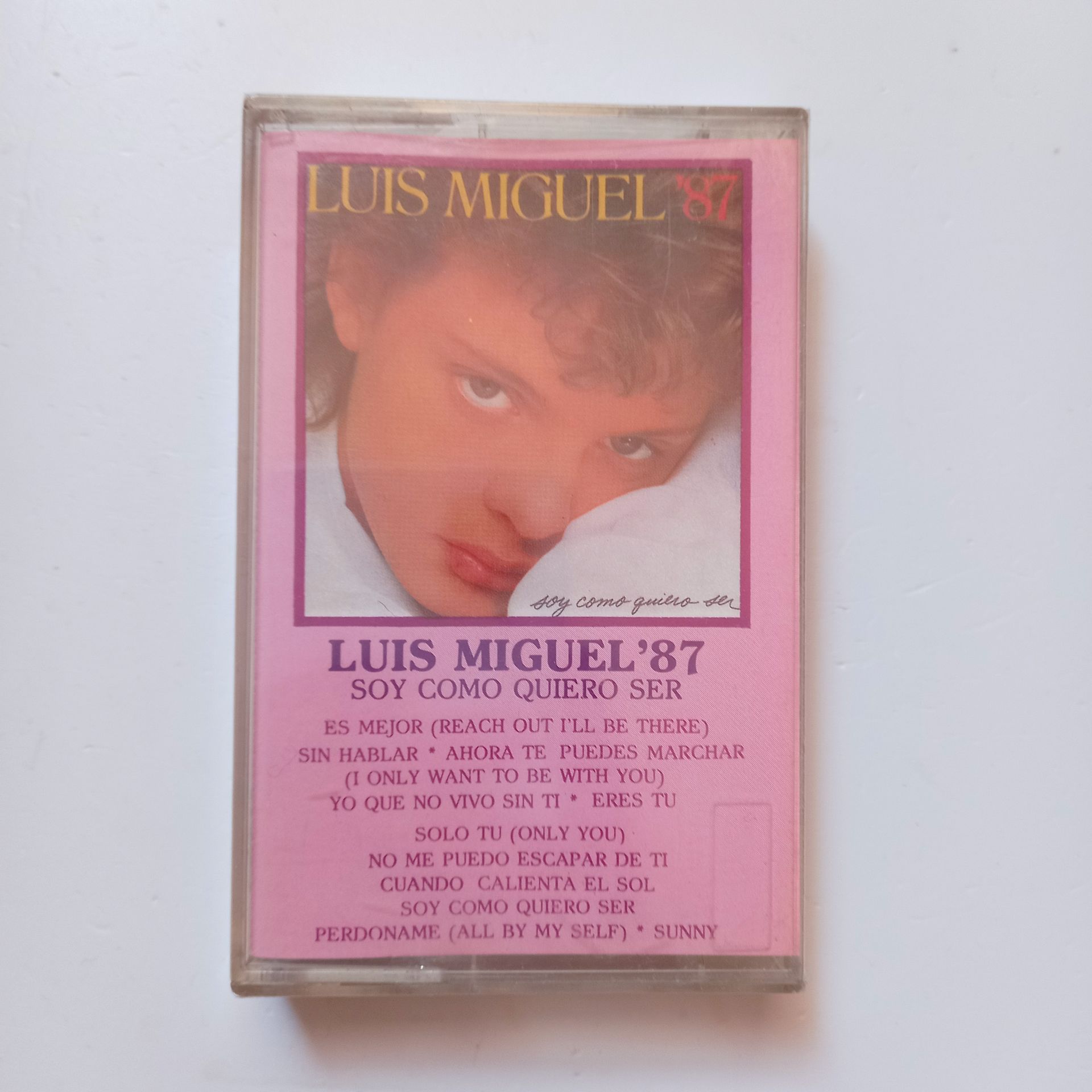 LUIS MIGUEL '87 - SOY COMO QUIERO SER (1987) - KASET SIFIR