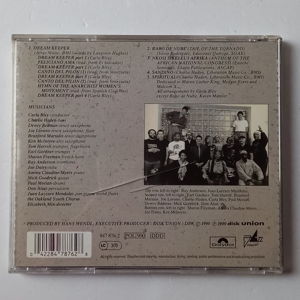 CHARLIE HADEN AND THE LIBERATION MUSIC ORCHESTRA - DREAM KEEPER (1980) - CD 2.EL