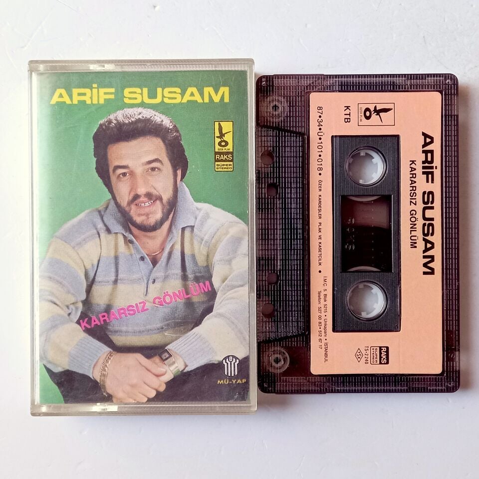 ARİF SUSAM – KARARSIZ GÖNLÜM (1987) - KASET 2.EL