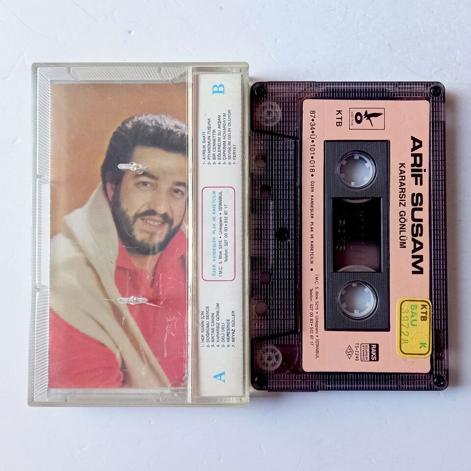 ARİF SUSAM – KARARSIZ GÖNLÜM (1987) - KASET 2.EL