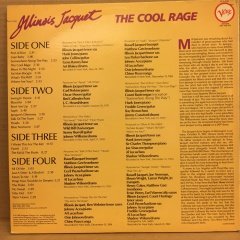 ILLINOIS JACQUET - THE COOL RAGE 1982 LP 2.EL 2PLAK