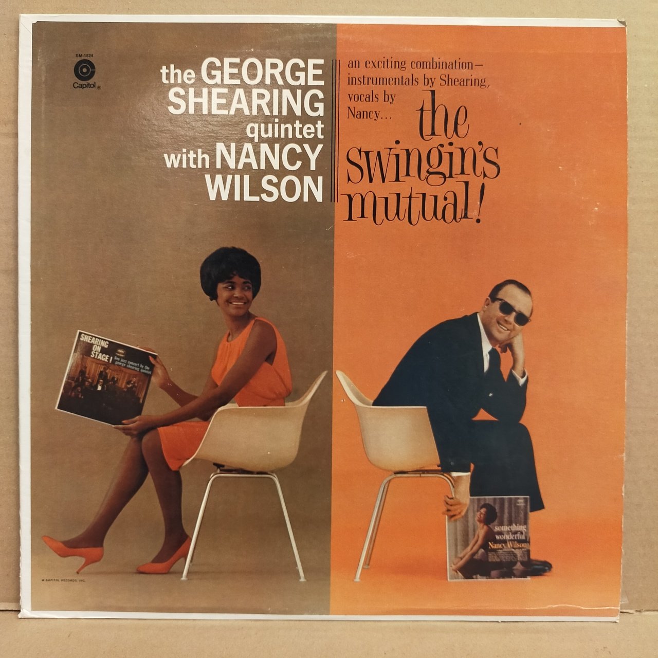 GEORGE SHEARING QUINTET WITH NANCY WILSON - THE SWINGIN'S MUTUAL (1961) - LP JAZZ SWING EASY LISTENING 2.EL PLAK