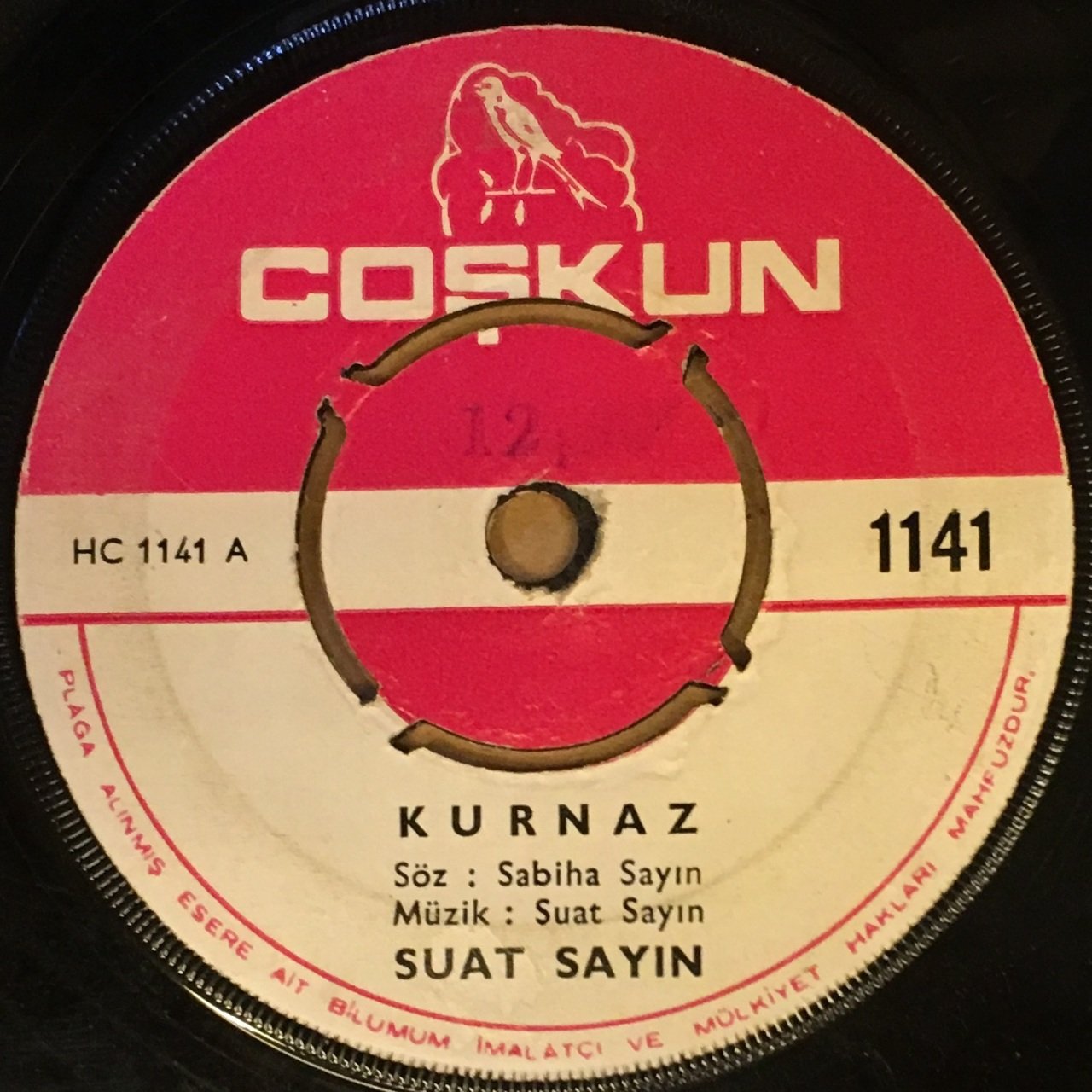 SUAT SAYIN - KURNAZ / BERABER DOĞMADIK YA 7'' 45 DEVİR