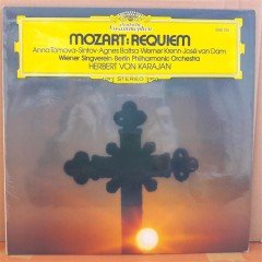 MOZART: REQUIEM, WIENER SINGVEREIN, HERBERT VON KARAJAN (1976) - PLAK 2.EL DEUTSCHE GRAMMOPHON