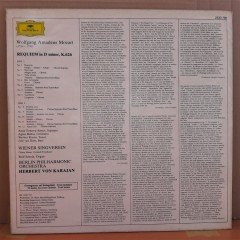 MOZART: REQUIEM, WIENER SINGVEREIN, HERBERT VON KARAJAN (1976) - PLAK 2.EL DEUTSCHE GRAMMOPHON