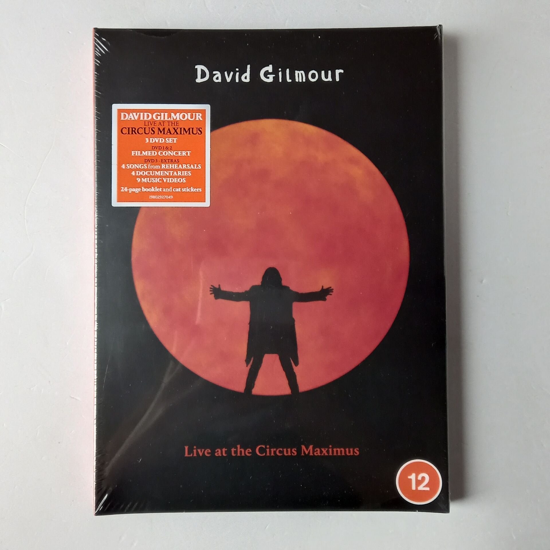 DAVID GILMOUR - LIVE AT THE CIRCUS MAXIMUS - 3 DİSK DVD AMBALAJINDA SIFIR