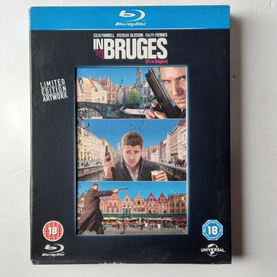 IN BRUGES / LIMITED EDITION ARTWORK - COLIN FARRELL, RALPH FIENNES - BLU-RAY 2.EL