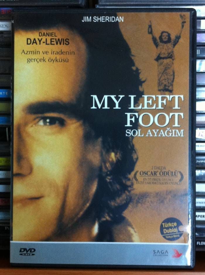 MY LEFT FOOT - SOL AYAĞIM - DANIEL DAY-LEWIS - JIM SHERIDAN - DVD 2.EL (CHRISTY BROWN)