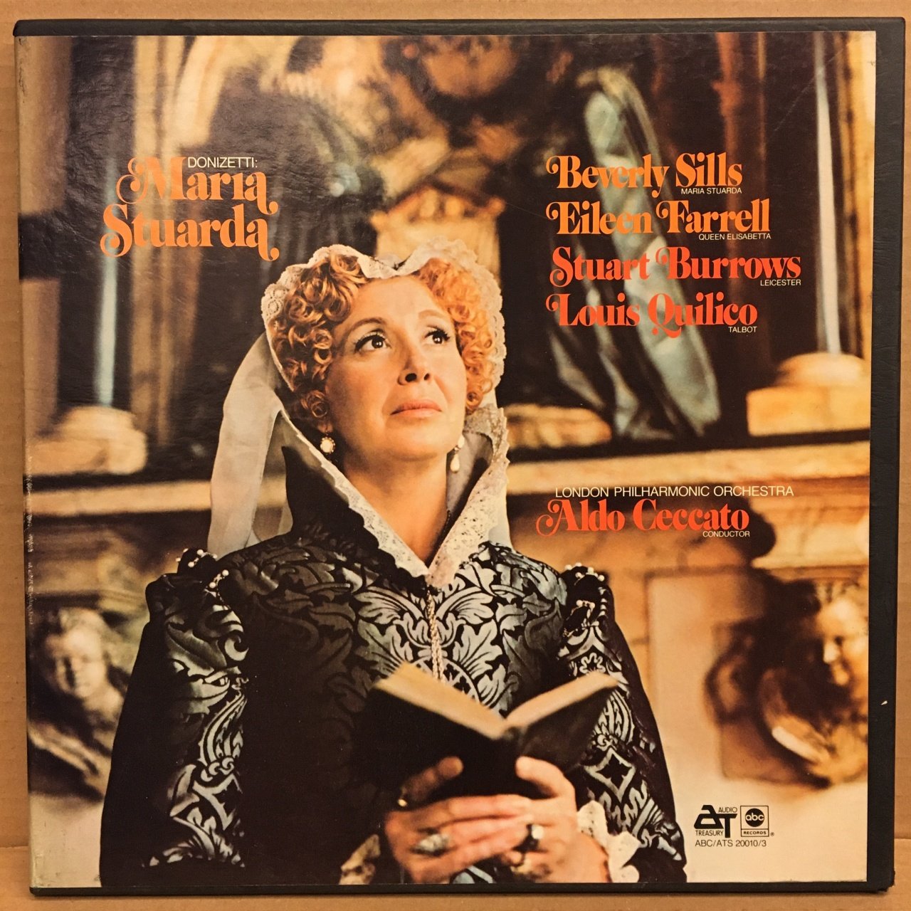 DONIZETTI MARIA STUARDA, BEVERLY SILLS EILEEN FARRELL ALDO CECCATO 1970 2.EL 3LP BOXSET