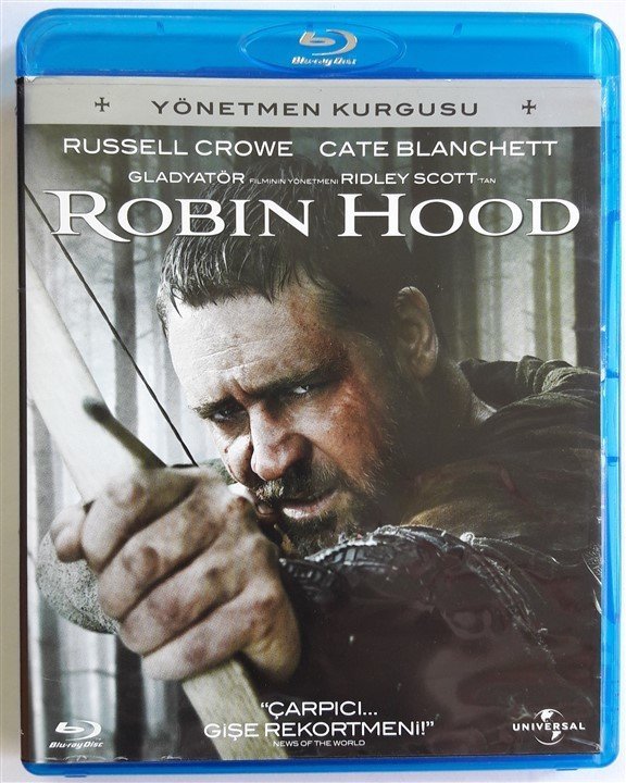 ROBIN HOOD - RUSSELL CROWE - CATE BLANCHETT - RIDLEY SCOTT - BLU-RAY 2.EL