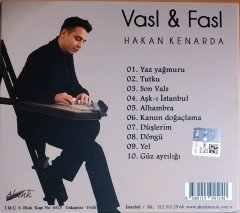 HAKAN KENARDA - VASL & FASL / ENSTRUMANTAL (2018) AHENK CD 2.EL