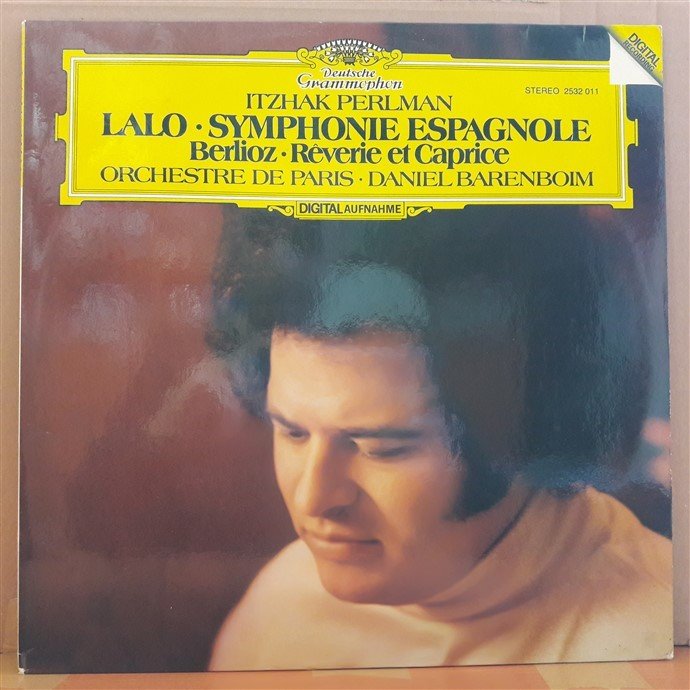 LALO: SYMPHONIE ESPAGNOLE, ITZHAK PERLMAN, ORCHESTRE DE PARIS, DANIEL BARENBOIM (1981) - PLAK 2.EL DEUTSCHE GRAMMOPHON