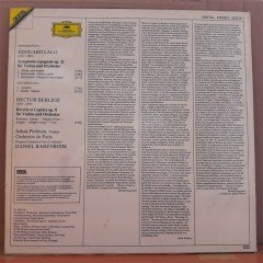 LALO: SYMPHONIE ESPAGNOLE, ITZHAK PERLMAN, ORCHESTRE DE PARIS, DANIEL BARENBOIM (1981) - PLAK 2.EL DEUTSCHE GRAMMOPHON