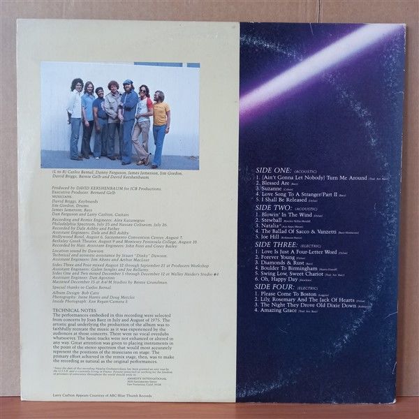 JOAN BAEZ – FROM EVERY STAGE (1976) - 2LP 2.EL PLAK