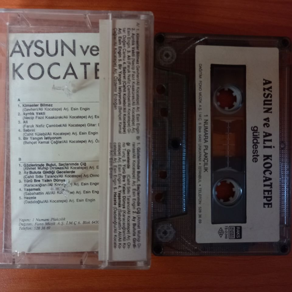 AYSUN VE ALİ KOCATEPE - GÜLDESTE - KASET 2.EL