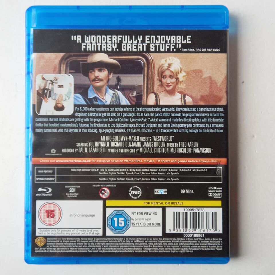 WESTWORLD - MICHAEL CRICHTON - BLU-RAY 2.EL