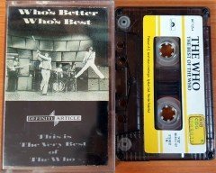 WHO - THE BEST OF THE WHO (1990) PLAKSAN CASSETTE MADE IN TURKEY ''USED'' PAPER LABEL