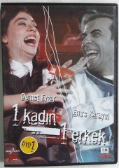 1 KADIN 1 ERKEK DVD 1 1-8. BÖLÜMLER - DEMET EVGAR - EMRE KARAYEL - MÜGE TURALI - 2DVD 2.EL