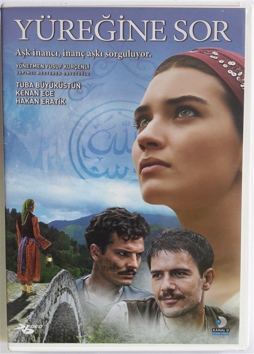YÜREĞİNE SOR - TUNA BÜYÜKÜSTÜN - KENAN ECE - HAKAN ERATİK - YUSUF KURÇENLİ - DVD 2.EL