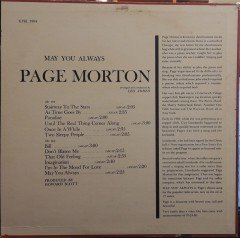 PAGE MORTON - MAY YOU ALWAYS - PLAK 2.EL