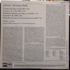 HERBERT COLLUM - AN DER SILBERMANNORGEL ZU REINHARDTS-GRIMMA - BACH: TOCCATA UND FUGE - PLAK 2.EL
