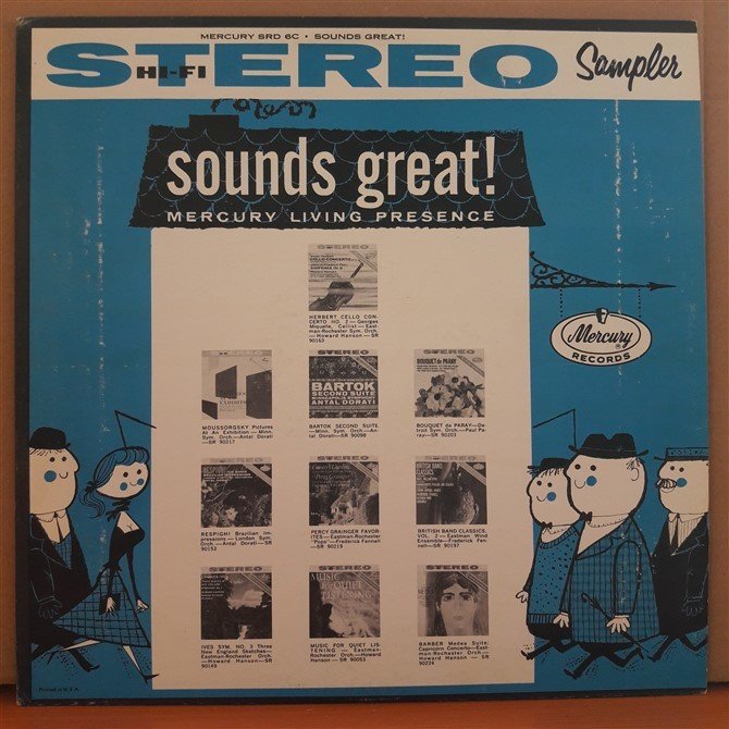 SOUNDS GREAT! MERCURY LIVING PRESENCE, RESPIGHI, BARBER, BARTOK... - LP 2.EL PLAK