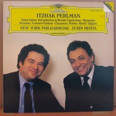 SAINT-SAËNS: INTRODUCTION & RONDO, ITZHAK PERLMAN, NEW YORK PHILHARMONIC, ZUBIN MEHTA (1987) - PLAK 2.EL DEUTSCHE GRAMMOPHON