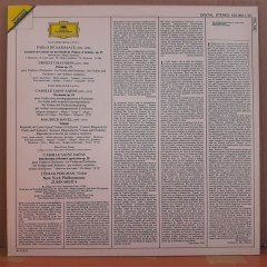 SAINT-SAËNS: INTRODUCTION & RONDO, ITZHAK PERLMAN, NEW YORK PHILHARMONIC, ZUBIN MEHTA (1987) - PLAK 2.EL DEUTSCHE GRAMMOPHON
