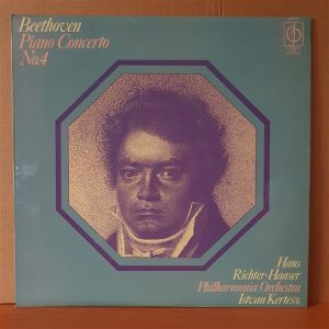 BEETHOVEN: PIANO CONCERTO NO.4 / HANS RICHTER-HAASER, PHILHARMONIA ORCHESTRA, ISTVAN KERTESZ - LP 2.EL PLAK