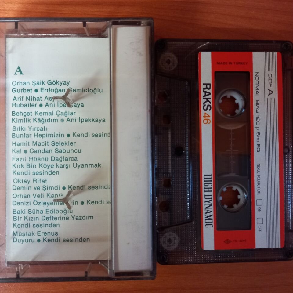 ÇAĞDAŞ TÜRK ŞİİRİ ANTOLOJİSİ 3 / HÜRRİYET - KASET 2.EL