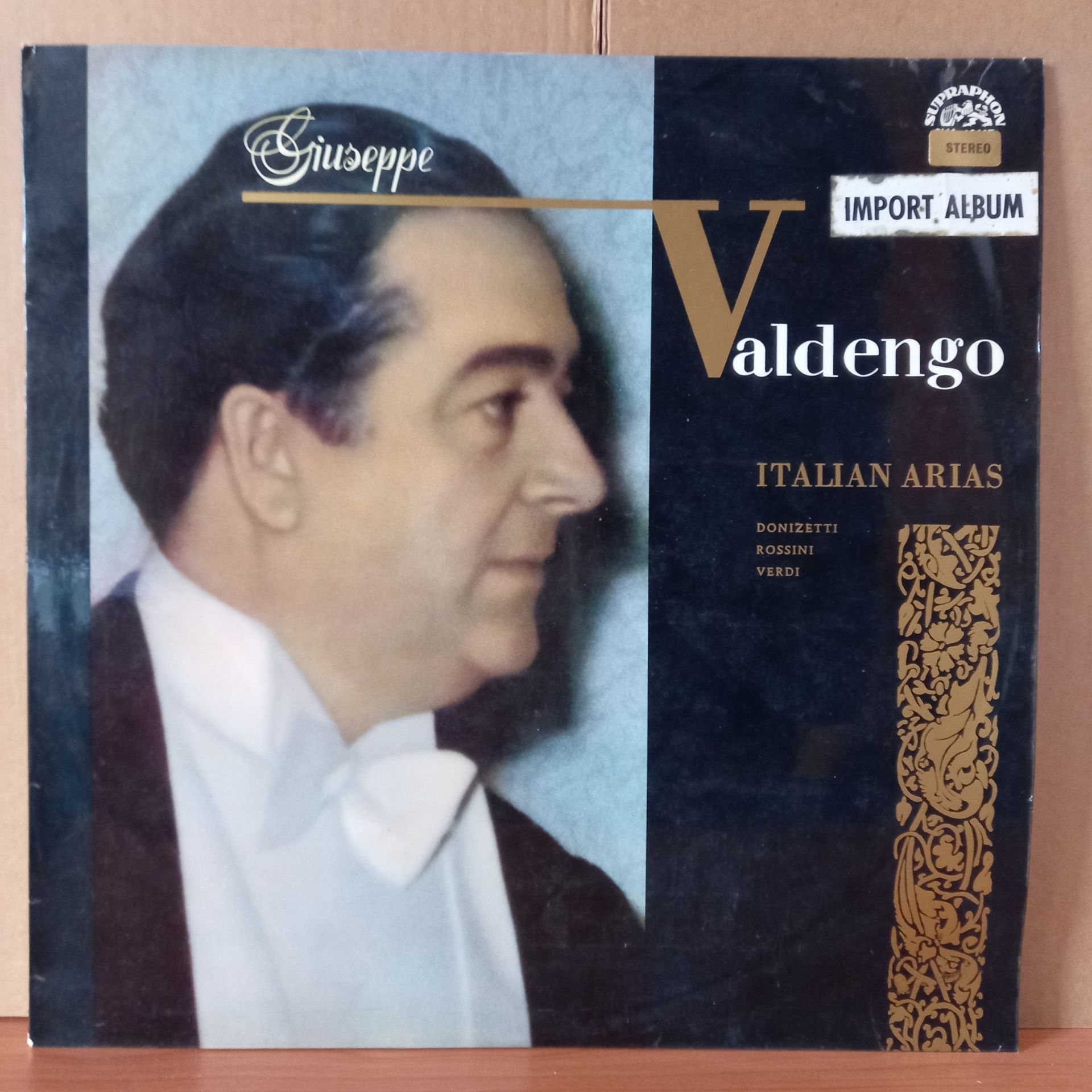 GIUSEPPE VALDENGO - ITALIAN ARIAS / DONIZETTI, ROSSINI, VERDI / PRAGUE NATIONAL THEATRE ORCHESTRA (1977) - LP 2.EL PLAK