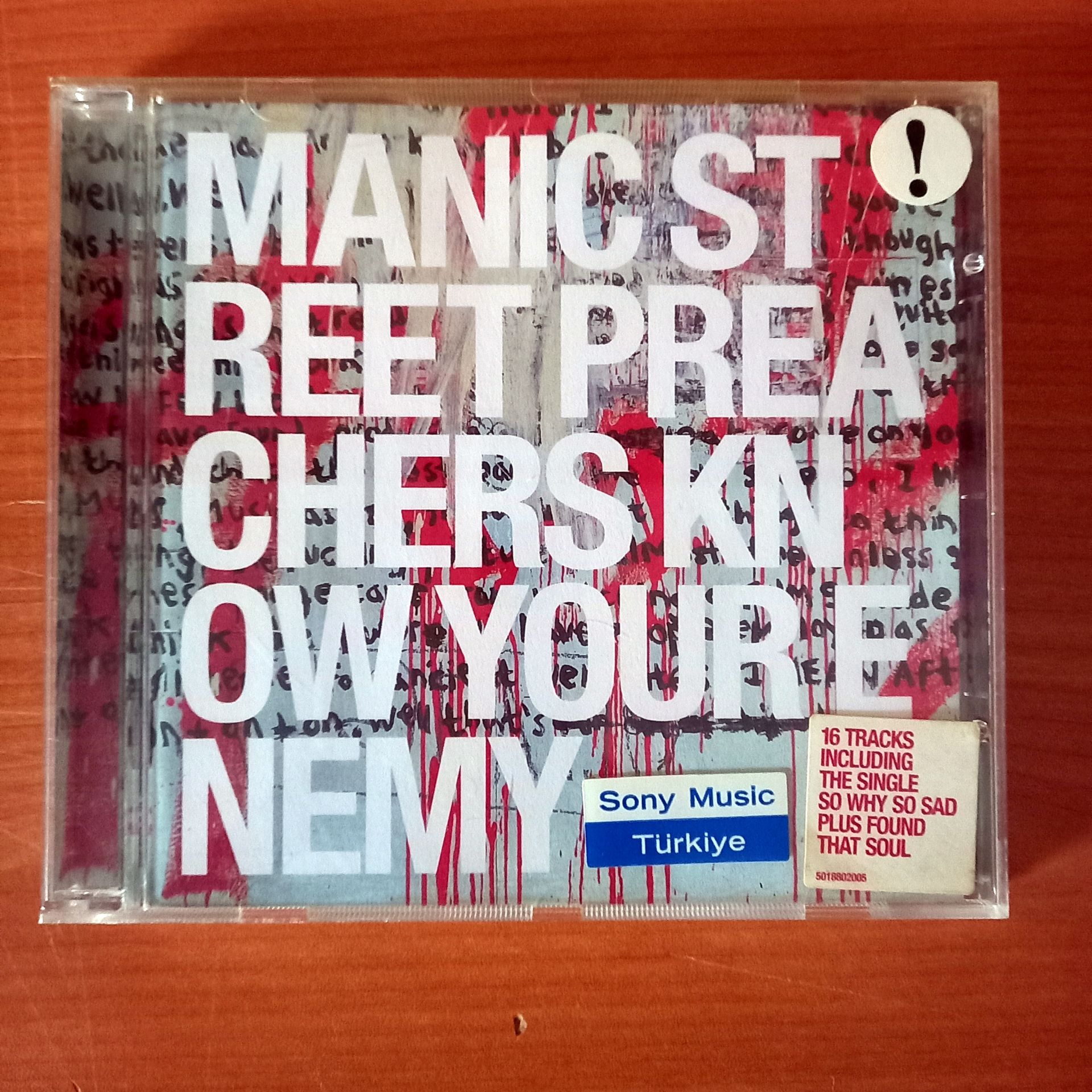 MANIC STREET PREACHERS – KNOW YOUR ENEMY (2001) - CD 2.EL