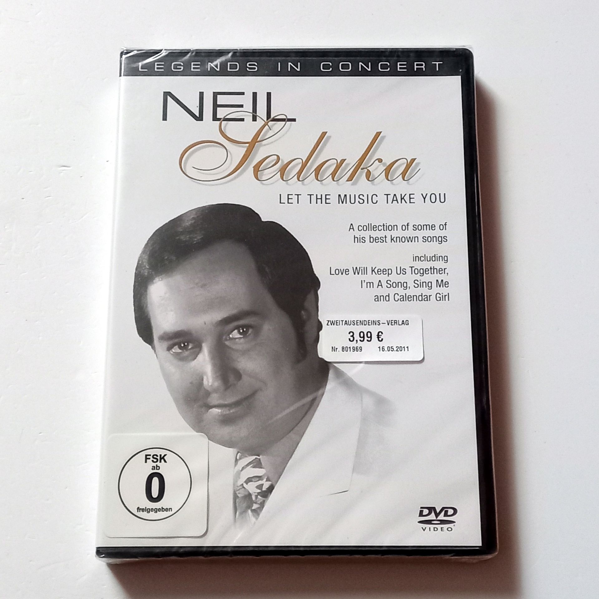 NEAL SEDAKA - LET THE MUSIC TAKE YOU  - DVD  AMBALAJINDA SIFIR