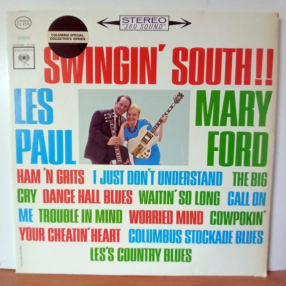 LES PAUL & MARY FORD – SWINGIN' SOUTH (1962) - LP 2.EL PLAK