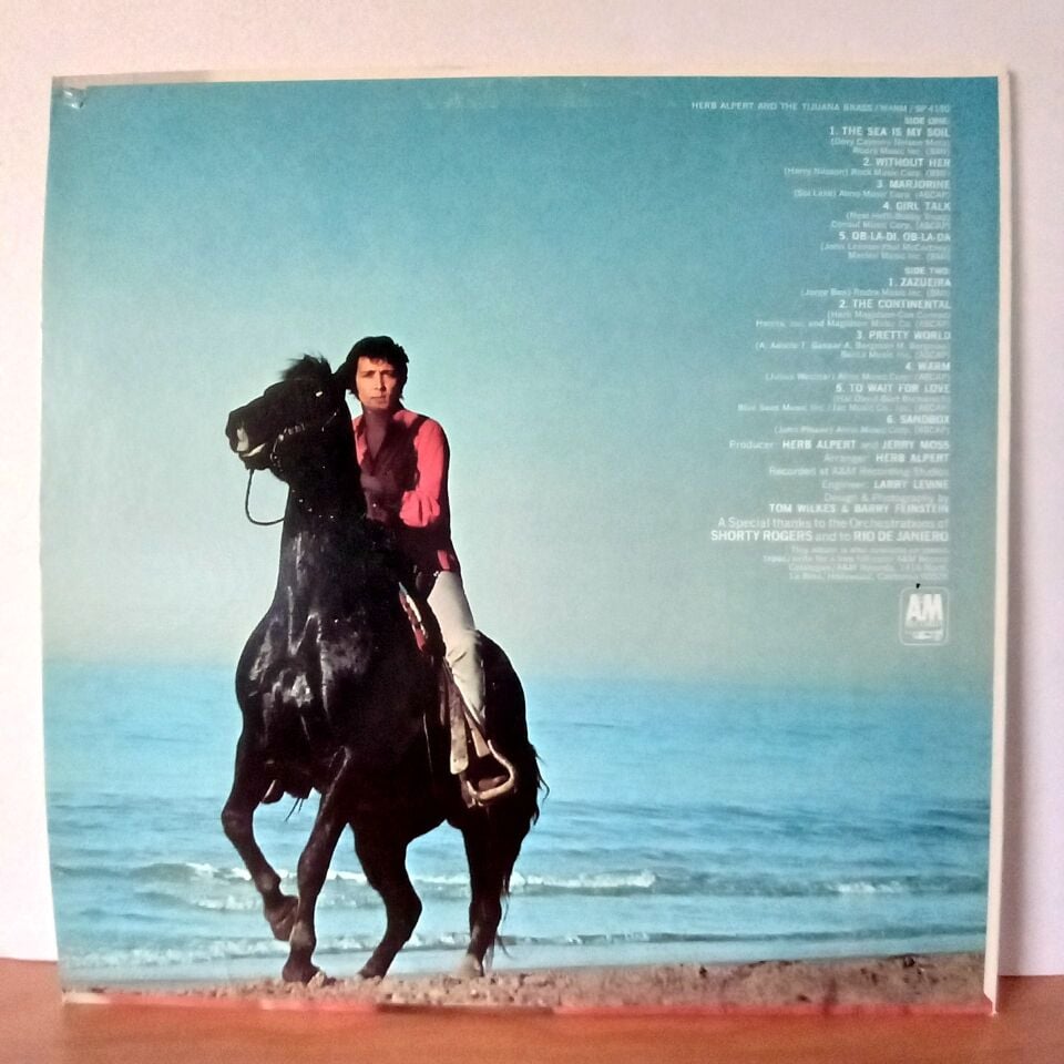 HERB ALPERT & THE TIJUANA BRASS – WARM (1969) - LP 2.EL PLAK