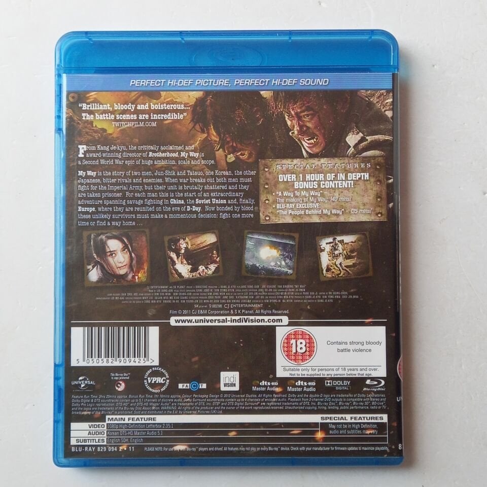 MY WAY - KANG JE-KYU, FAN BINGBING, KIM IN-KWON - BLU-RAY 2.EL